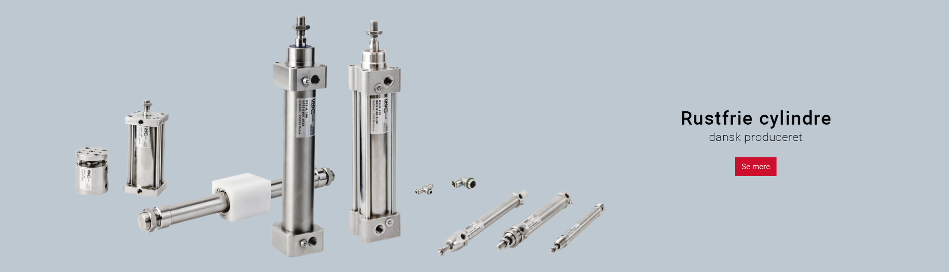Rustfrie cylindre